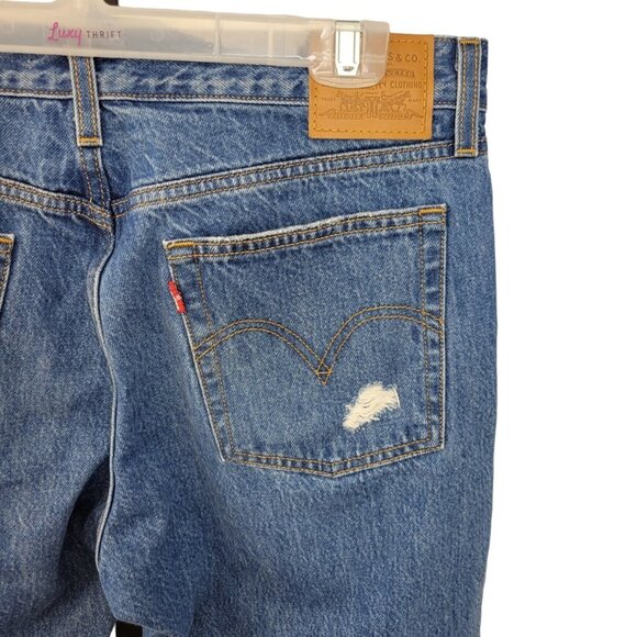 Levi's Women's Distressed Blue Jeans - Picture 9 of 13